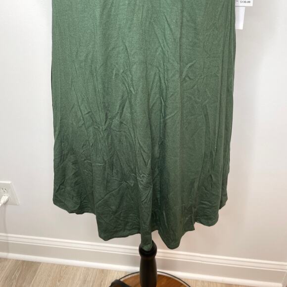 Robin Piccone Calista Gold Hardware Cover Up Dress Jungle Green Medium New - Picture 5 of 12